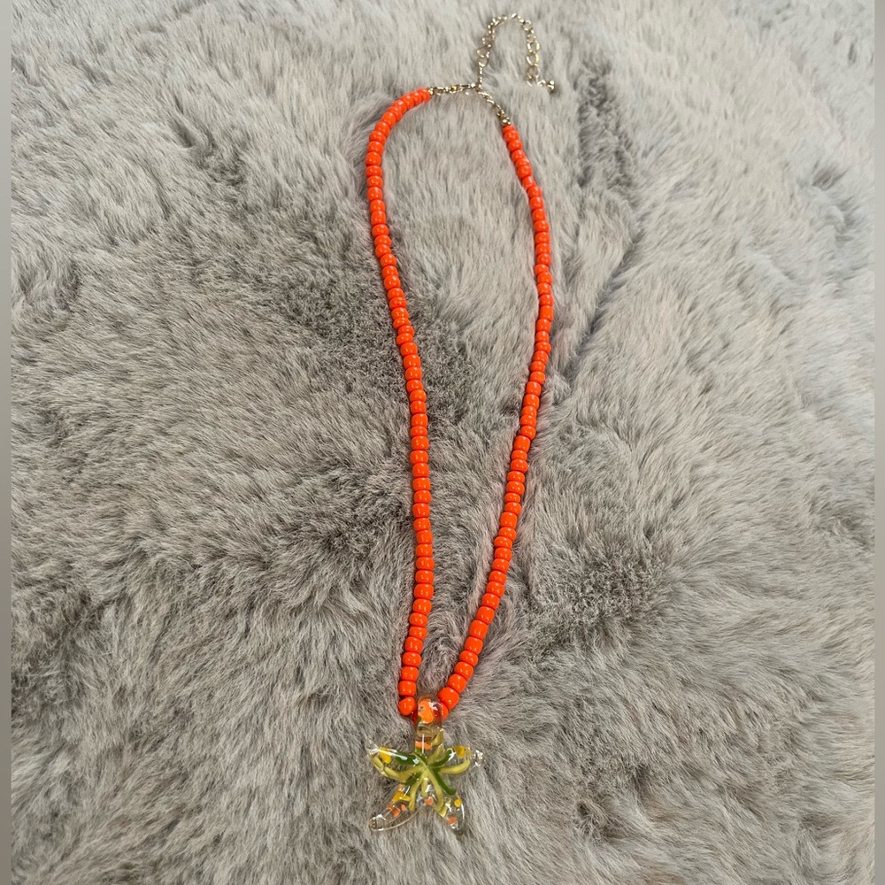Zara Kids beaded starfish necklace